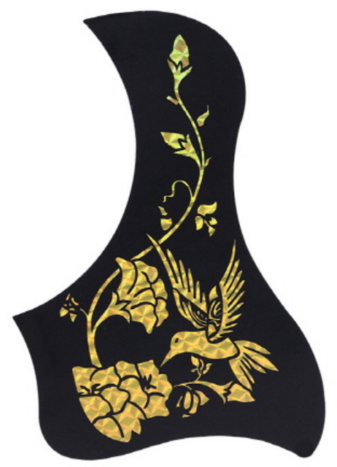 버드스템 기타 픽가드 1 골드 새2, 1개