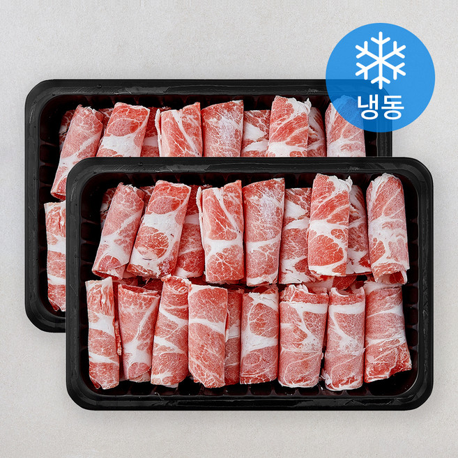 6다이닝 이베리코 대패 목심 (냉동), 2개, 500g