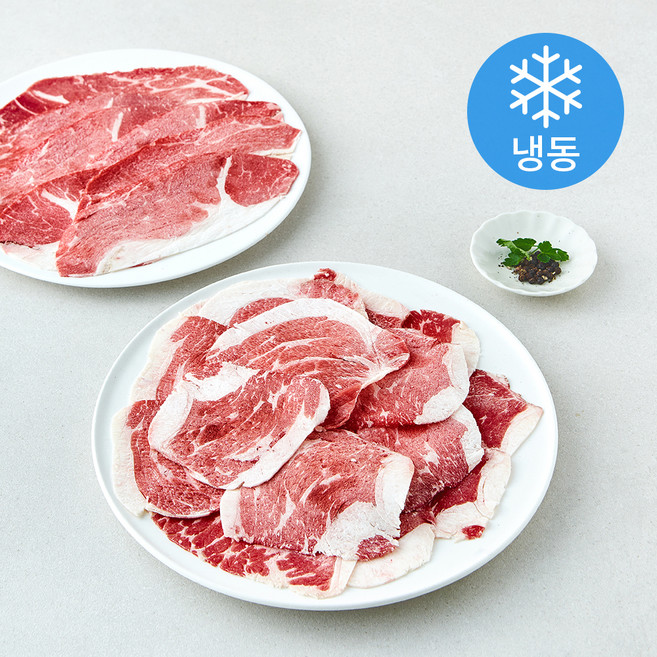 미국산 차돌박이 구이용 (냉동), 1개, 1kg