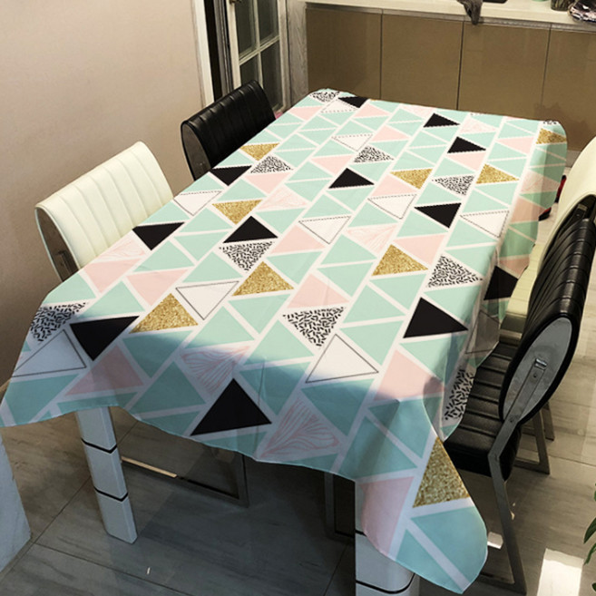 알럽홈 랜덤 패턴 프린팅 스퀘어 홈 테이블 커버, TYPE16, 100 x 140 cm, 1개