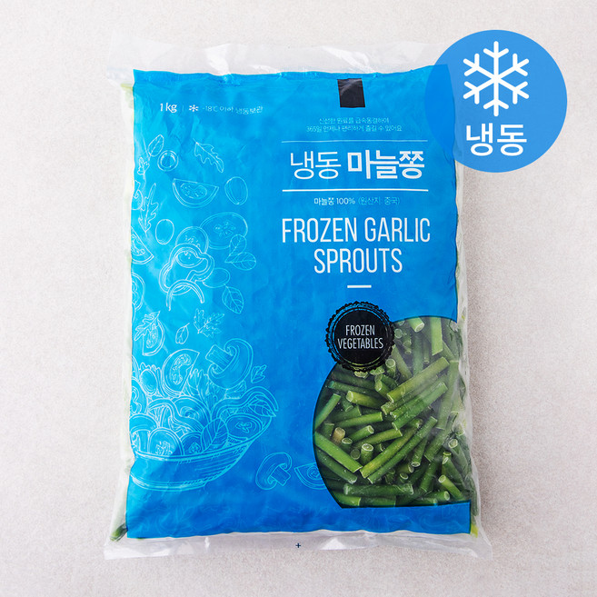 냉동식품 마늘쫑 (냉동), 1kg, 1개