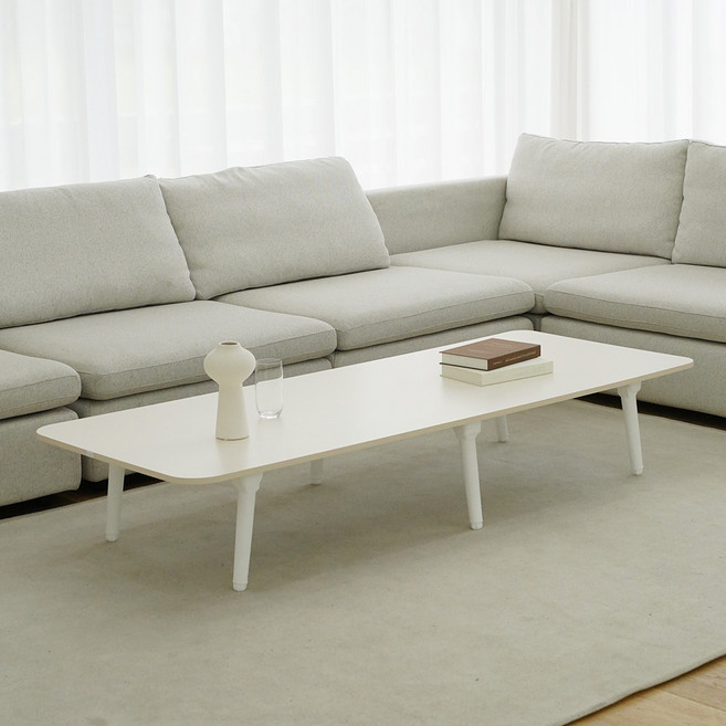 LPM6단높이조절라운드8~10인용대형테이블고객직접설치, 바닐라 베이지