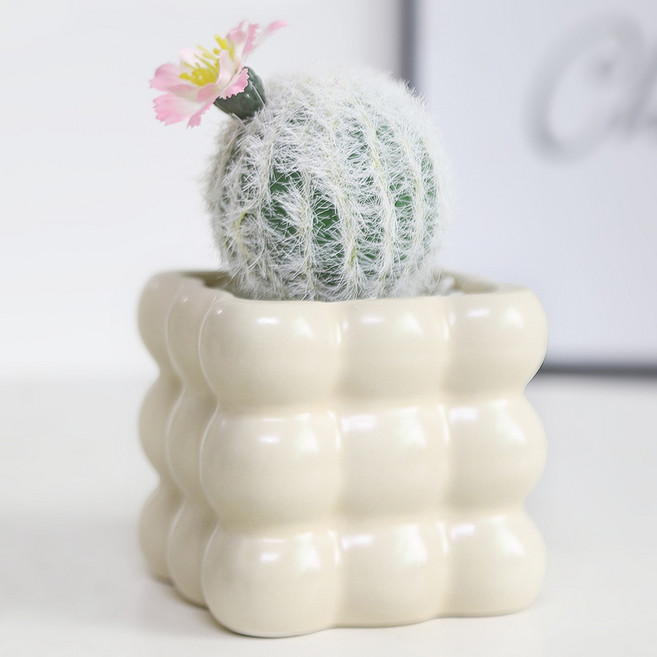 Souplace 泡泡球人造綠色植物盆栽組 S261-0191FR, TYPE 6, 1套