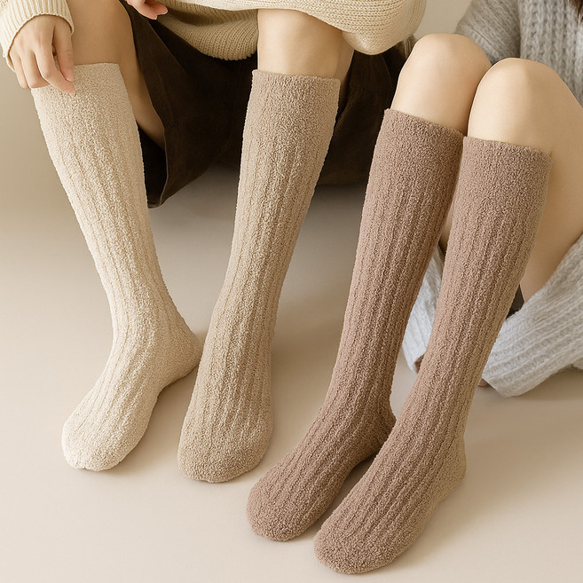 위더스 여성용 임산부 올데이 무압박 롱수면 양말 2켤레 세트