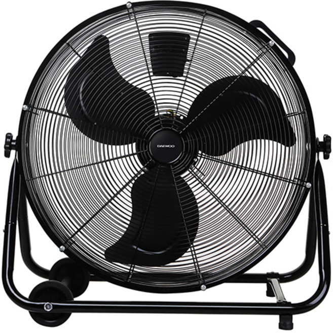 대우 특대 이동형 공업용 업소용 선풍기 60cm, DEF-YF2400, 블랙