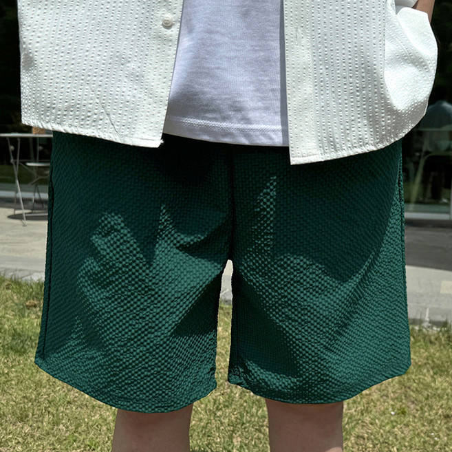 머시따 파타야 시어서커 쿨링 라이트 밴딩 반바지