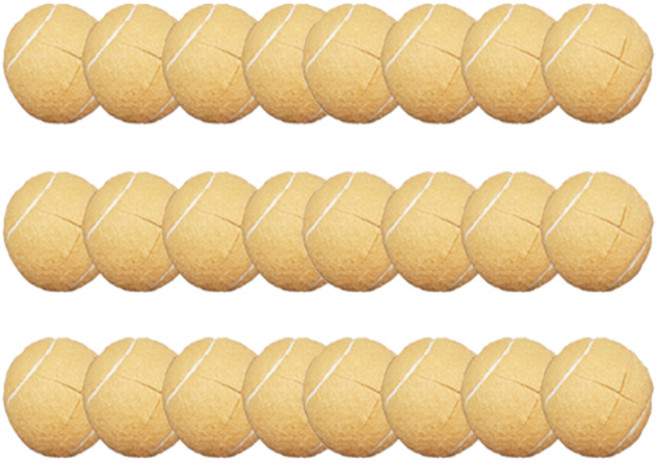 테니스공 의자 발 커버, 크림베이지, 24개