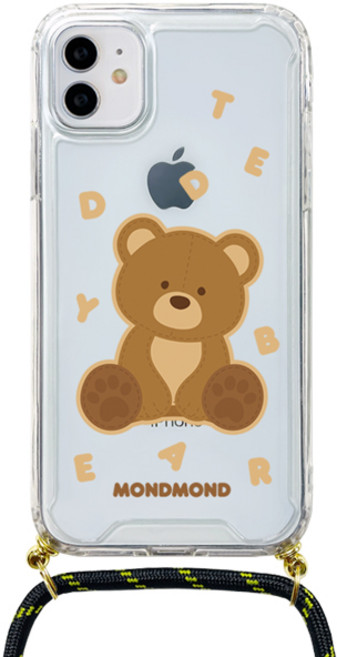 몬드몬드 스트랩 투명 휴대폰 케이스