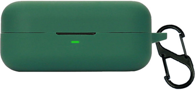 GRAYCO 뱅앤올룹슨 BEOPLAY EX 전용 실리콘 컬러 슬림핏 일체형 케이스 + 키링, DARK GREEN, 1개
