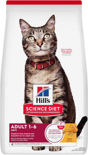 Hill's 希爾思 SCIENCE DIET 成貓 1~6歲適用 特調食譜 4.5lb, 1.81kg, 1個, 雞