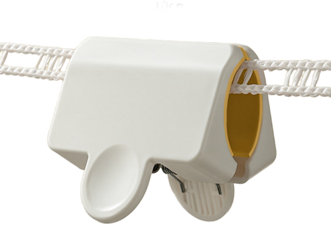 해피굿즈 고급 이불 무자국 빨래집게 대형, 옐로우, 1개