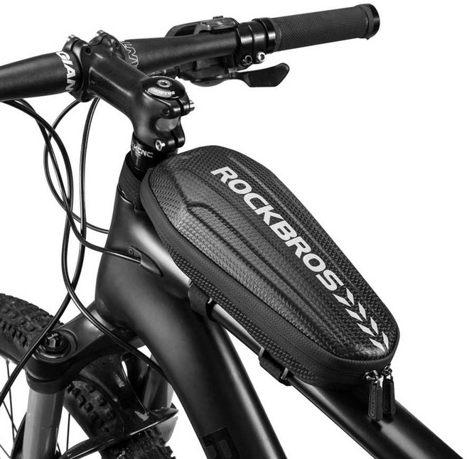 락브로스 로드 자전거 프레임 탑튜브 가방 B61, 블랙, 1개