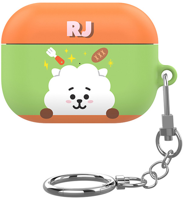 아이컬러즈 BT21 빼꼼 에어팟 프로 슬림 케이스, 알제이