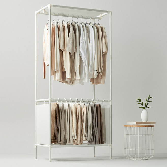 MF MAGIC HOUSE 無螺栓單層褲架衣架, 淺灰色