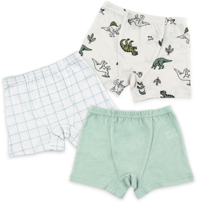 메이키즈 남아용 토이쥬라기 드로즈 3종 세트