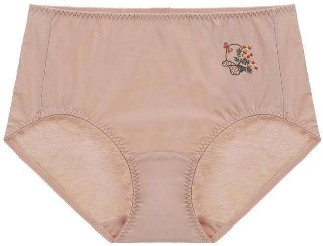 비너스 여성용 꽃바구니 자수 컬러풀 면팬티 VPT6936