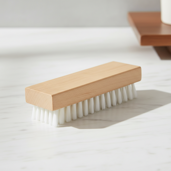 마켓피아 신발 브러쉬 클리너 구두솔 13.2cm, 흰색 플라스틱 와이어, 1개