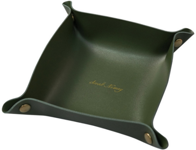올나인 깔끔한 액세서리 트레이 L, 다크그린, 1개