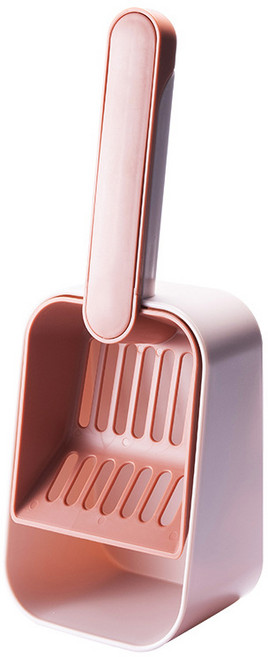 파스텔펫 고양이 모래삽 쓰레받기 세트, 핑크, 1개