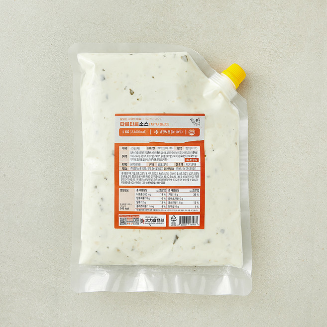 잘식비 타르타르 소스, 1kg, 1개