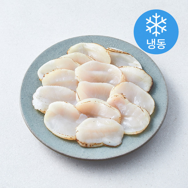 ISEA 손질 키조개 관자 슬라이스 20미 (냉동), 1개, 160g