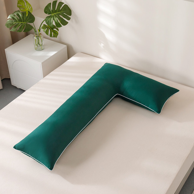 소하임 L자형 통세탁 바디필로우, 이브닝그린