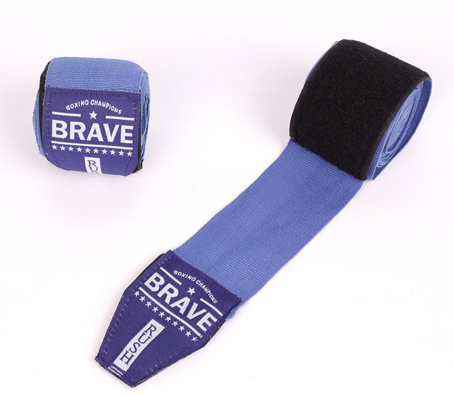 브레이브 러쉬 복싱 핸드랩, 블루, 2개