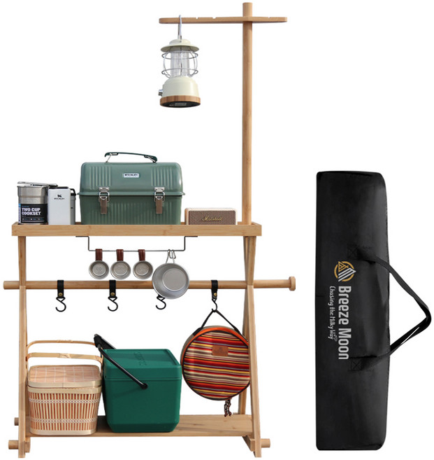 브리즈문 트렌디 인디언행어, 우드, 3단, 1세트