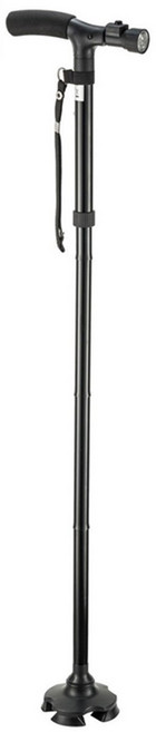 康潤超值折疊手杖, 1支, 黑色