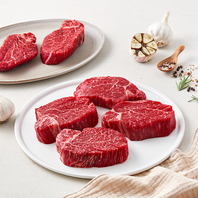 한우 안심 1+등급 구이용 (냉장), 1개, 1kg