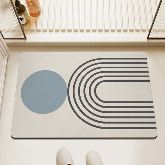 하이어데코 모던 인테리어 디자인 규조토 빨아쓰는 발매트, 5번