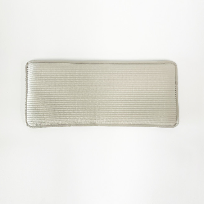 캥거루루 유아용 텐셀 모달 메쉬누빔 롱베개, 그레이