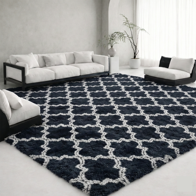 힐링스팟 도형 패턴 러그