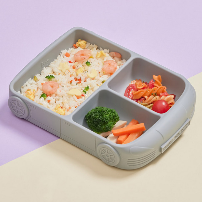 네이쳐러브메레 자동차 흡착식판, 라이트그레이, 단품, 1개