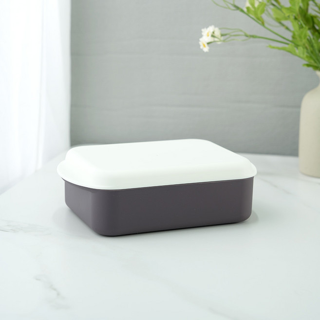 소노리떼 국산 실리콘 전자레인지 멀티찜기 1.1L, 퍼플그레이, 1개