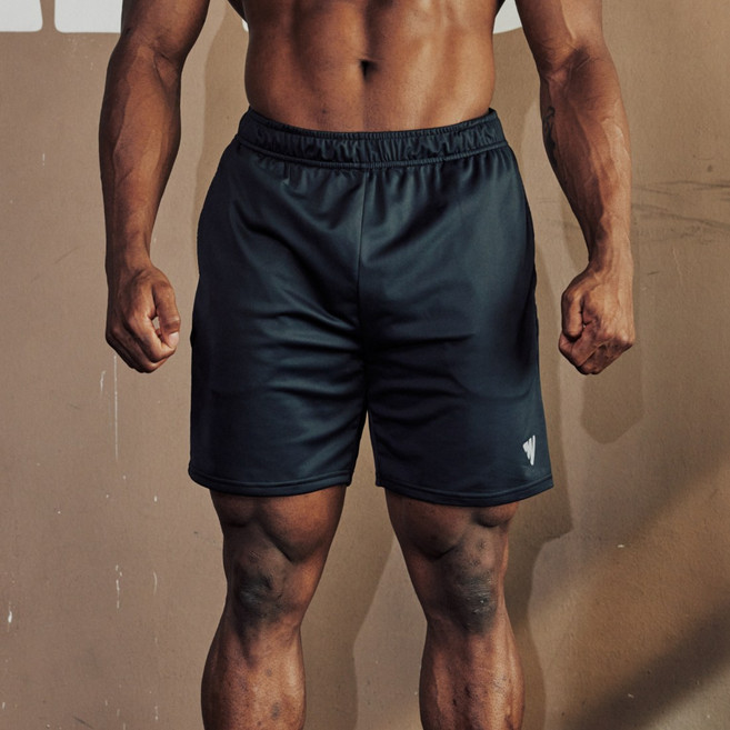 윈어블 남성용 무지 운동 헬스 트레이닝 밴딩 포켓 5부 데일리 반바지