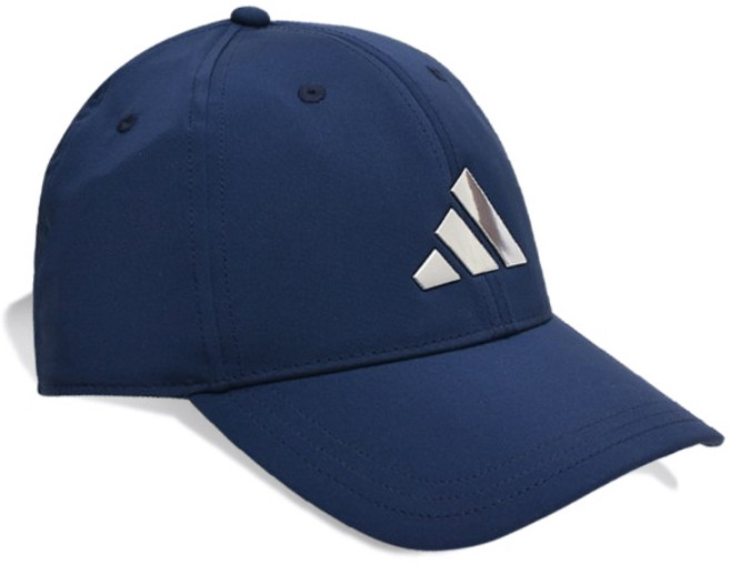 아디다스 남성용 SMU 메탈 캡 모자, 네이비, 1개