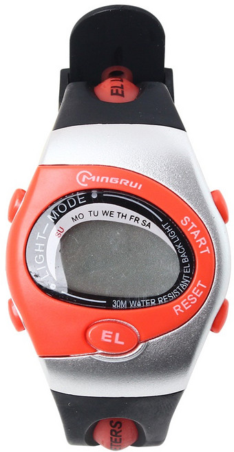 포포팬시 투톤 믹스 디지털 손목시계