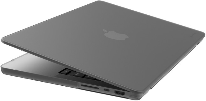 JCPAL 맥북 프로 하드 케이스 41cm 16 M1 M2 무광 초슬림 카본블랙, 1개