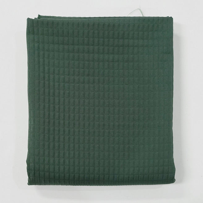 나비손길 사각 누비 대폭 원단, 딥그린, 1개