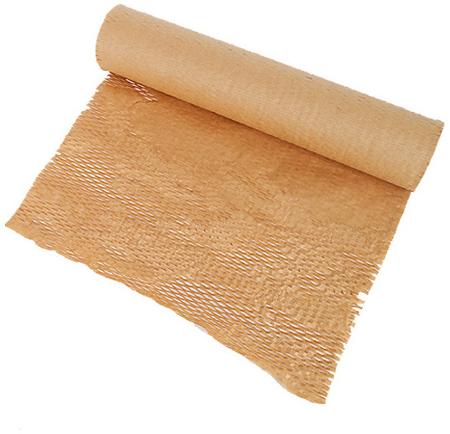 Honeycomb包裝材料 紙質蜂巢緩衝材 300mm x 50m CF_10_01, 棕色, 1個