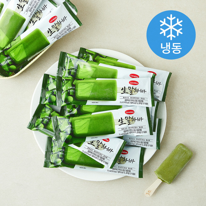 라벨리 생말차바 (냉동), 24개, 1개입, 75ml
