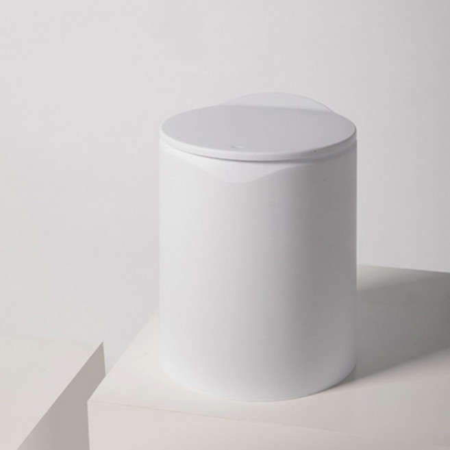 Circle Circle 垃圾桶 小, 白色, 1個