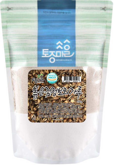 토종마을 볶은 검정 보리가루, 500g, 1개