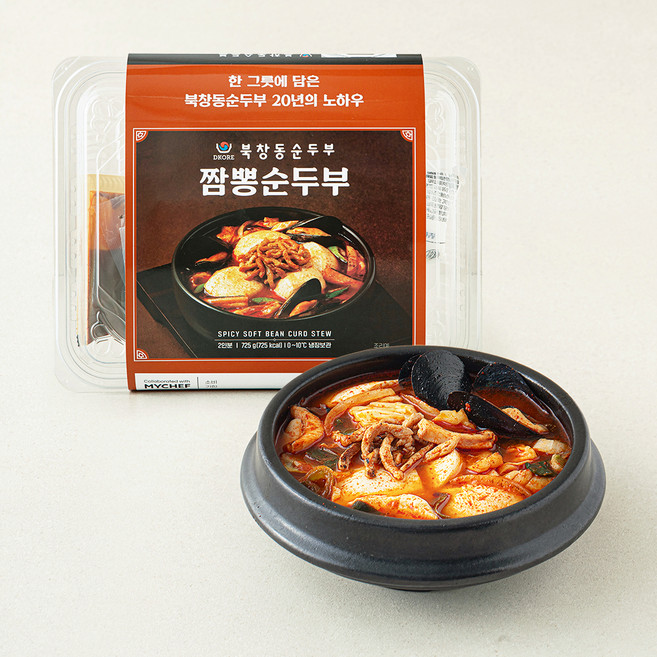 마이셰프 북창동순두부 짬뽕순두부 밀키트 2인분, 725g, 1개