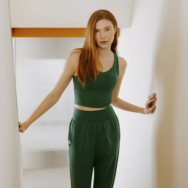 FRONT2LINE 女款天然短版上衣