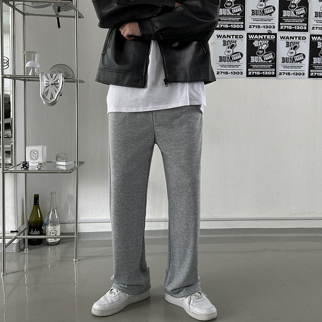 머시따 남녀공용 데일리 트레이닝 밴딩 와이드 팬츠