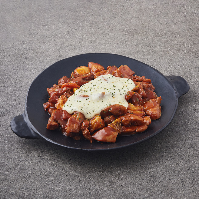 미트플러스 치즈듬뿍 춘천식 닭갈비 700g + 치즈 70g 세트, 1세트