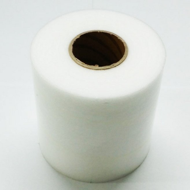 雙面襯布衣物修補膠帶 100mm, 白色, 1個