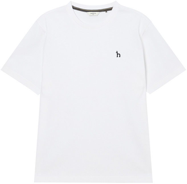 헤지스 남성용 면혼방 라운드넥 반팔 티셔츠